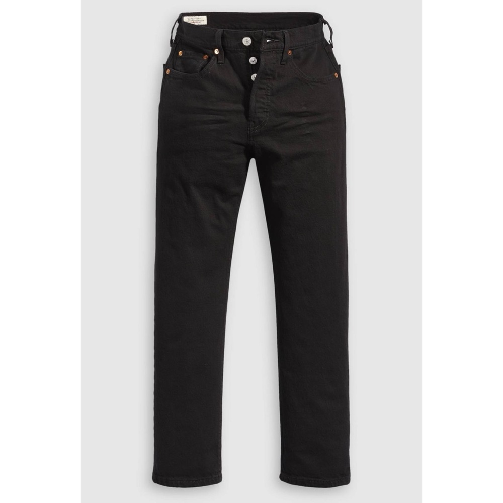 Levi’s Premium 501 Original Cropped Women’s Jean, Size 30, Color Black Sprout